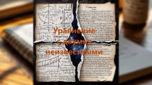 Уравнение с двумья неизвестными