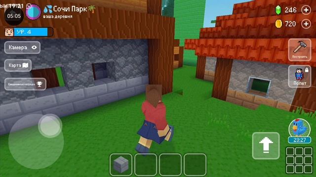 Строю деревню в BlockCraft3d