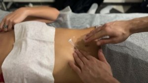 Массаж живота девушке