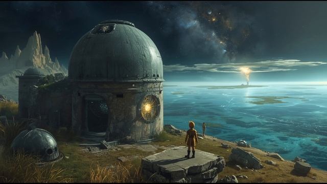 The Last Observer On The Crystal Shore 🌊👁️ 2-Hour Quiet Apocalypse Ambience ｜ Shattered Observator