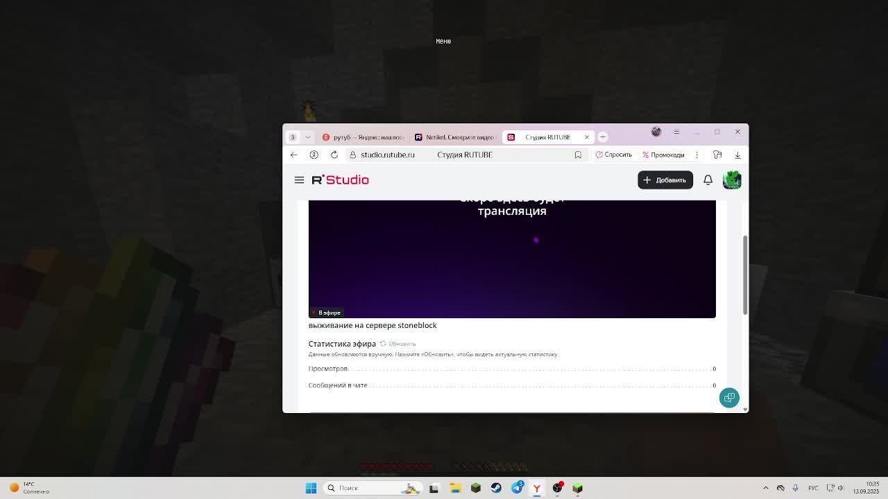 выживание на сервере Stoneblock