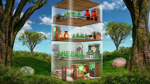 Живу в Прозрачном Небоскребе целый Вайп! Все видят мои Лутовые в Раст Rust