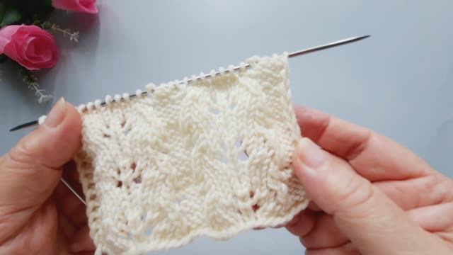 Красивый узор для джемпера, шапки и не только.. смотреть онлайн