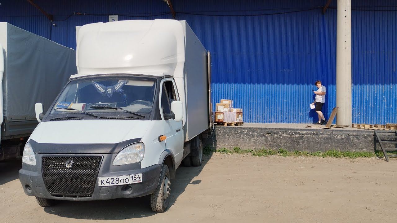 Работа на своей газели по городу. И снова обувь. Новосибирск. Важная новость в видео. смотреть онлайн