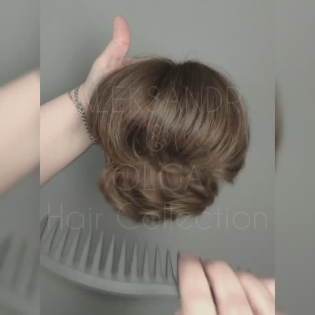 Объёмная РЕЗИНКА (накладной пучок), в два оборота #резинкадляволос #пучокизволос #причёскапучок смотреть онлайн