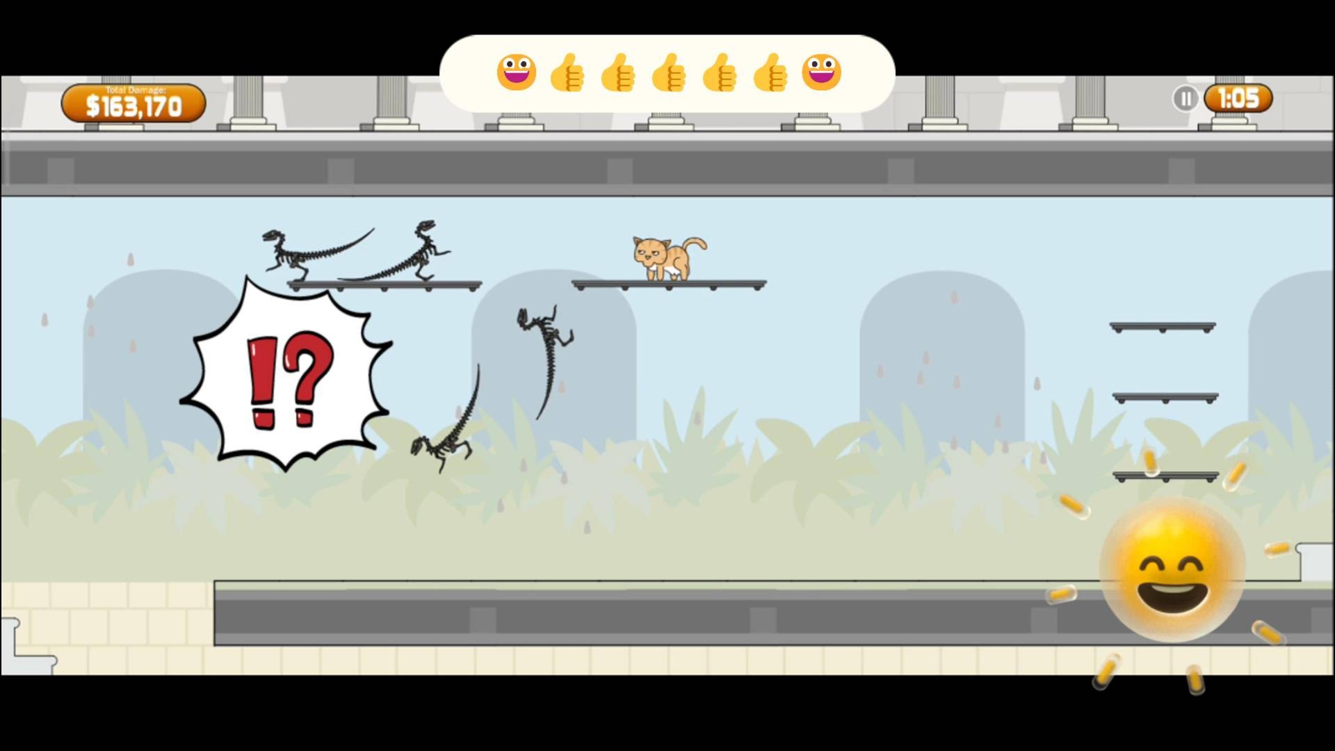 малыш комментирует игру, котенок снова в музее😆 #игры #малыш #котэ #котики