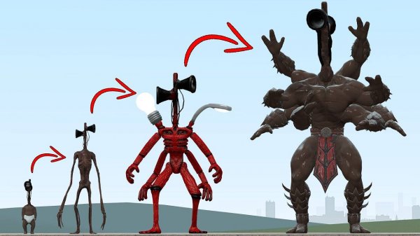 ЭВОЛЮЦИЯ СИРЕНОГОЛОВОГО В ГАРРИС МОДЕ