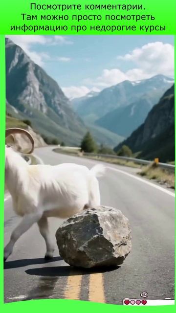 Козел и рыжий кот