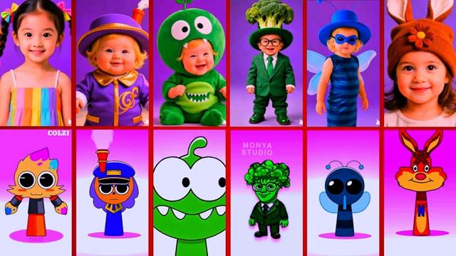 Настоящая Человеческая версия Sprunki И Версия Sprunki | Incredibox Подборка смотреть онлайн