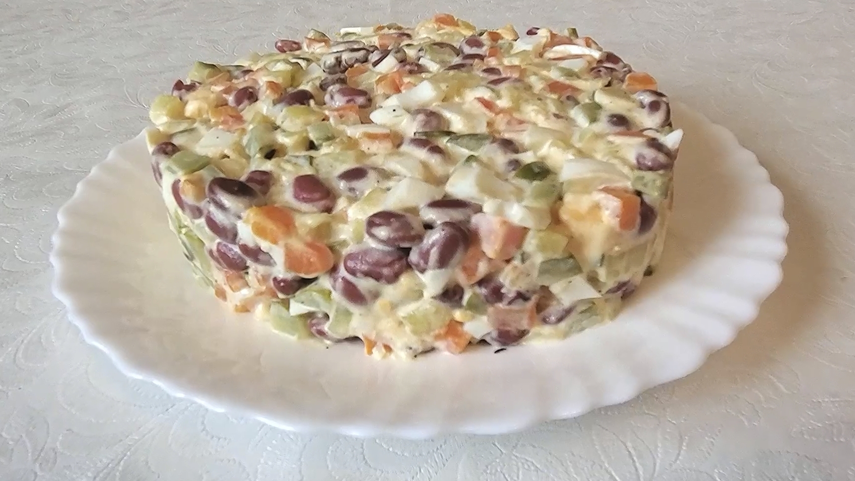 Салат без мяса и рыбы! Простой и вкусный рецепт! смотреть онлайн