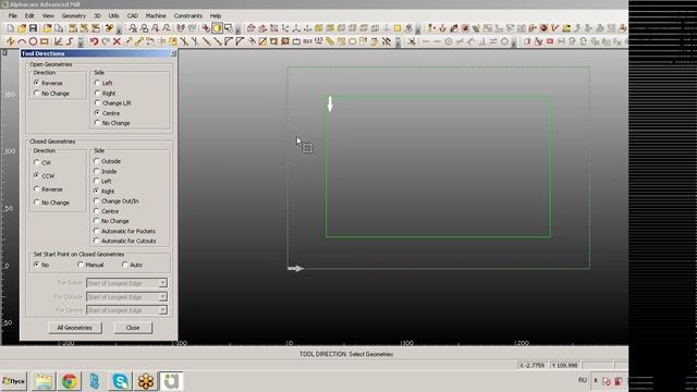 15 AlphaCam Видеоуроки LAUFER-CNC смотреть онлайн