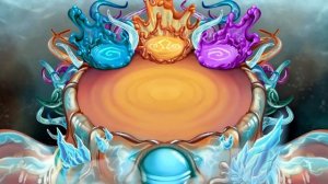 концепт зеркального огненного оазиса