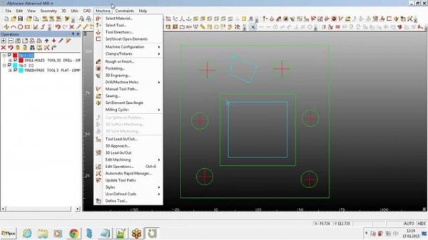 24 AlphaCam Видеоуроки LAUFER-CNC