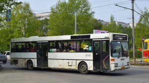Автобус Mercedes-Benz O405 (АР 126 22). Покатушки по Барнаулу. / Ride on the Mercedes-Benz O405 bus