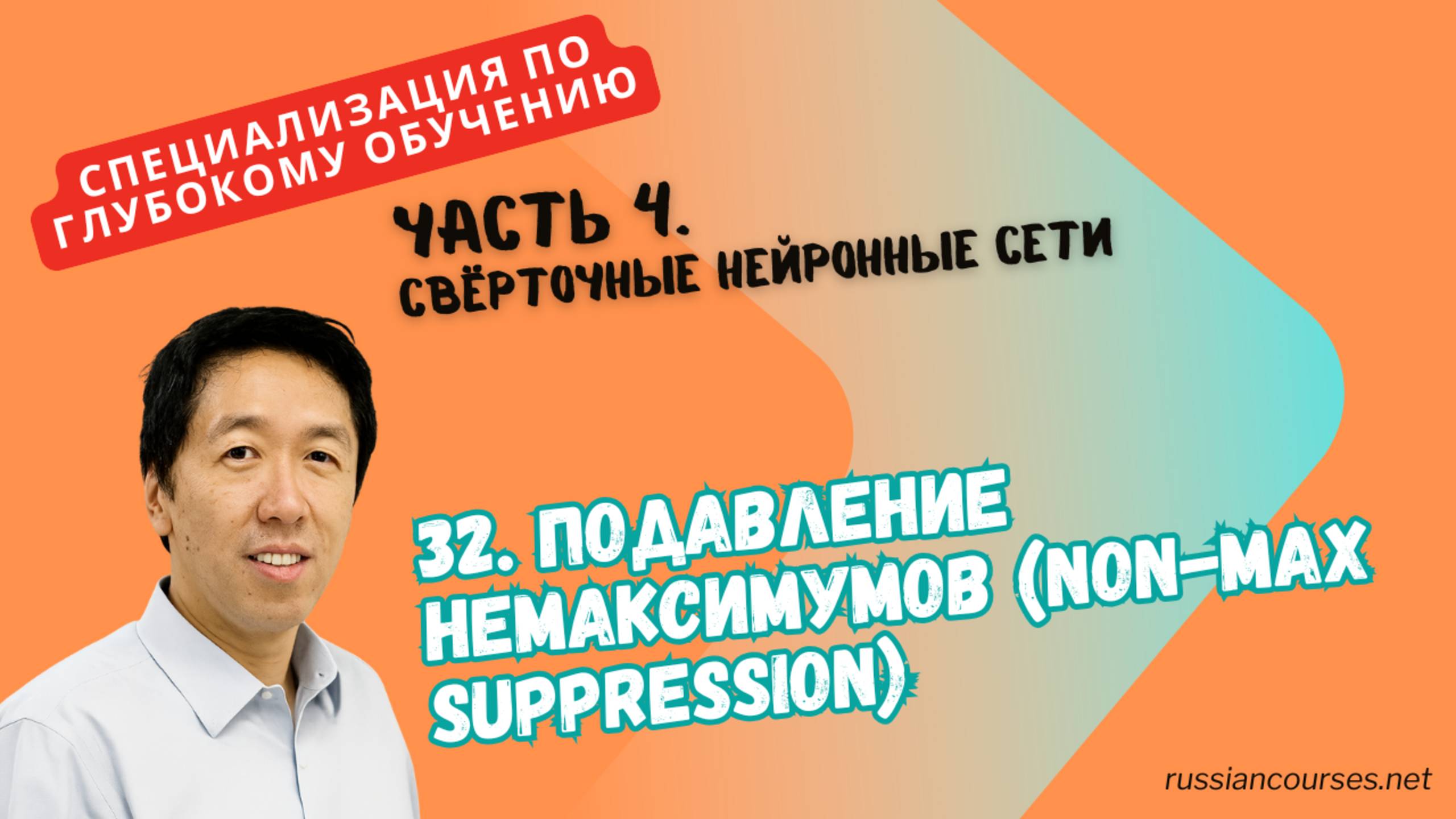 32. Подавление немаксимумов (Non-max Suppression)