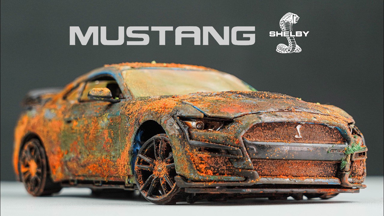 Ford  MUSTANG Shelby Cobra GT500 РЕСТАВРАЦИЯ МОДЕЛЬКИ АВТО