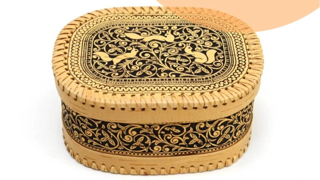 Шкатулка из бересты 