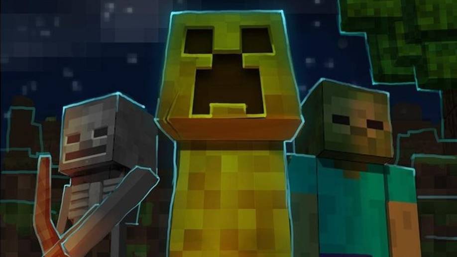 Видео в стиле зимы в майнкрафт