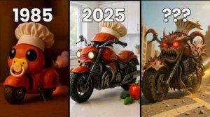 ШЕФ-КРАБ СТАЛ БАЙКЕРОМ! Мотоцикл из пасты и клешней — это новый брейнрот!