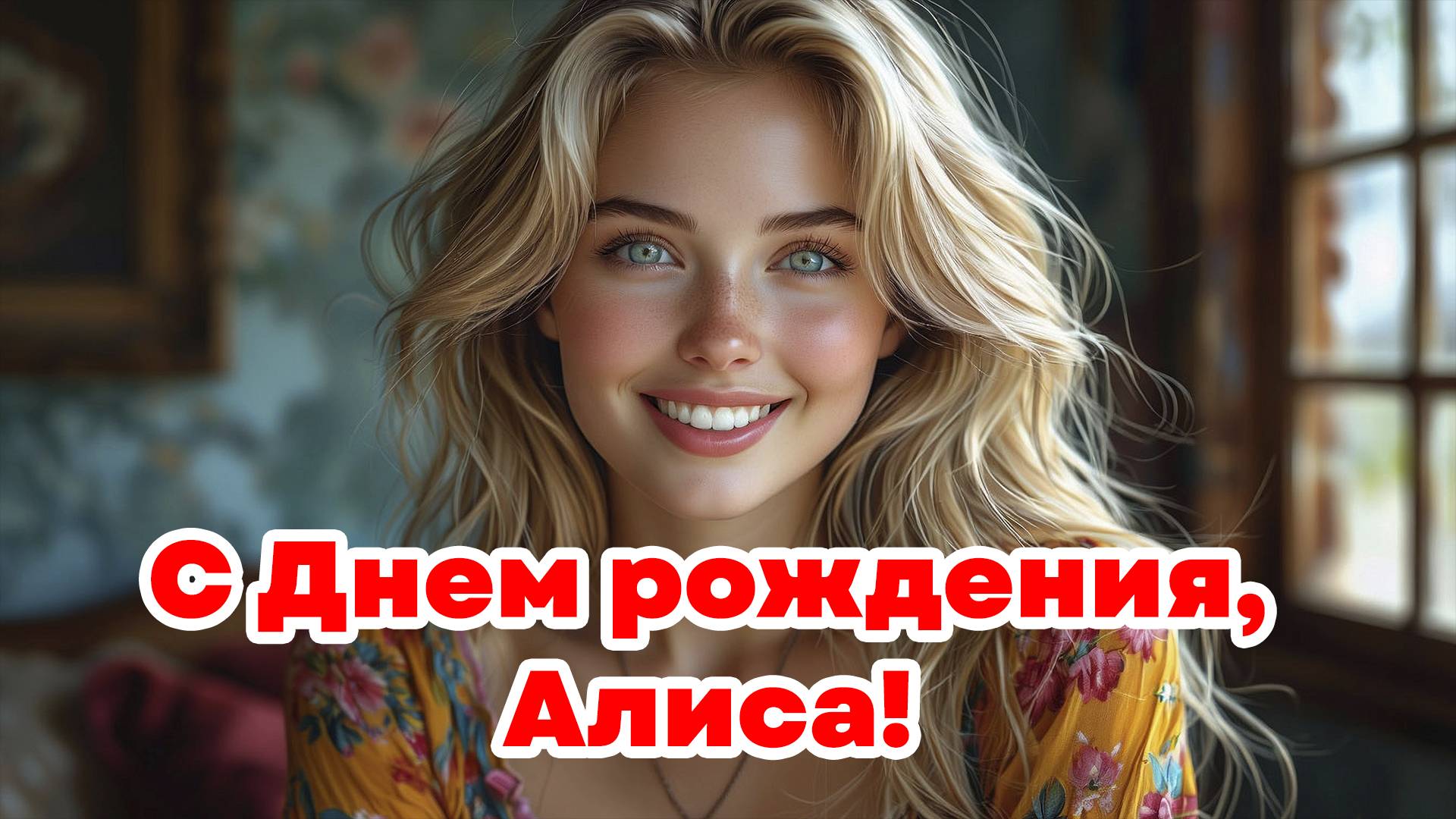 С Днем рождения, Алиса!