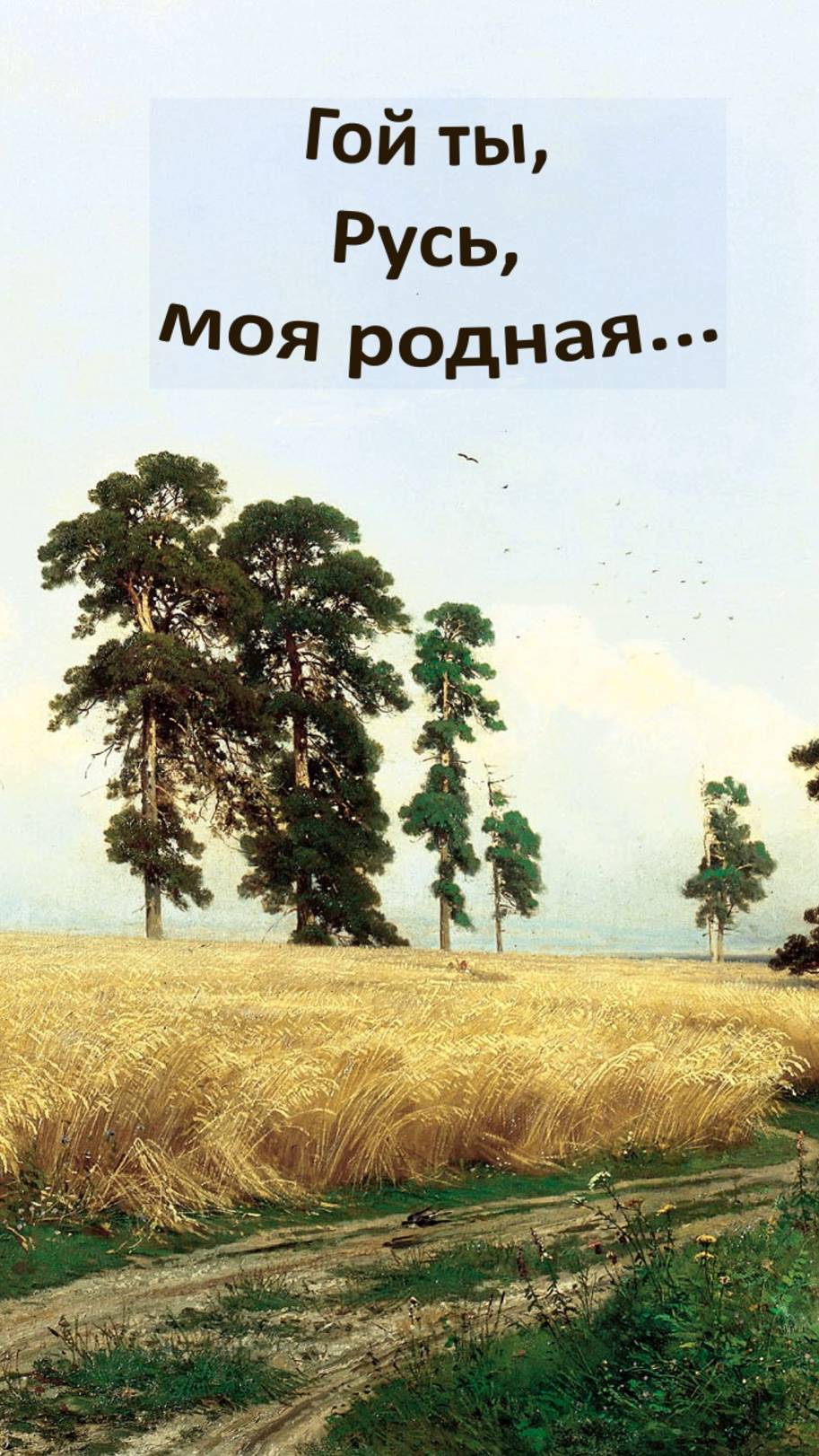 Гой ты, Русь, моя родная... Текст С. Есенин. Музыка Dj Нейрофомин. Видеоряд  Ярослав Кардашов