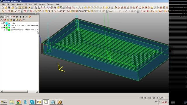 18 AlphaCam Видеоуроки LAUFER-CNC смотреть онлайн