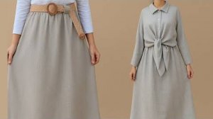 Видео 1️⃣ Как сшить длинную расклешенную юбку без выкройки ✂️ Простой урок по шитью без выкройки