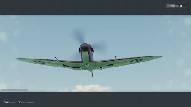 World of Warplanes, War Planes, Самолёты онлайн Spitfire V ( 2 ) ( ВЕЛИКОБРИТАНИЯ ) смотреть онлайн