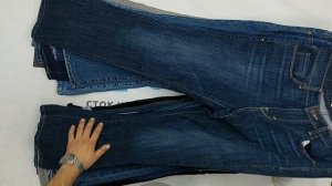 39032 ПРОДАН Джинсы женские бренд, 3пак, 6E3, секонд (cream/extra) оптом