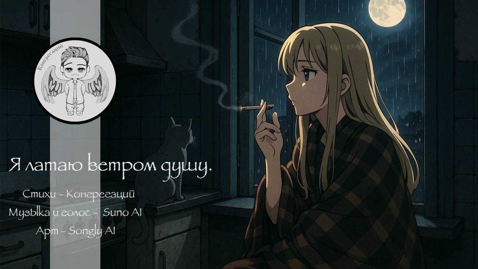 Я латаю ветром душу