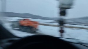 Возвращение тяжелой техники с полигона старательской артели