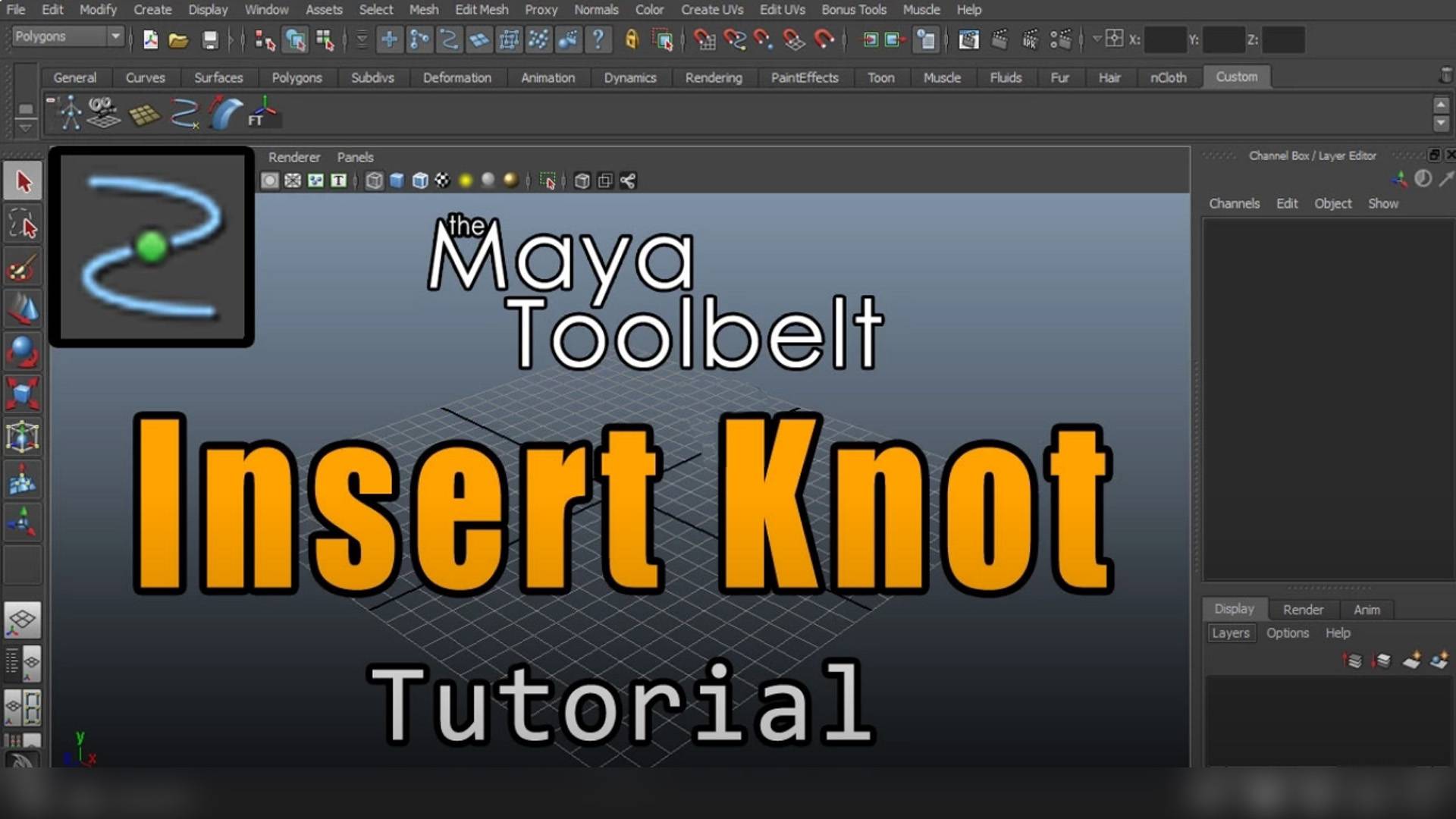 Autodesk Maya - Insert Knot смотреть онлайн