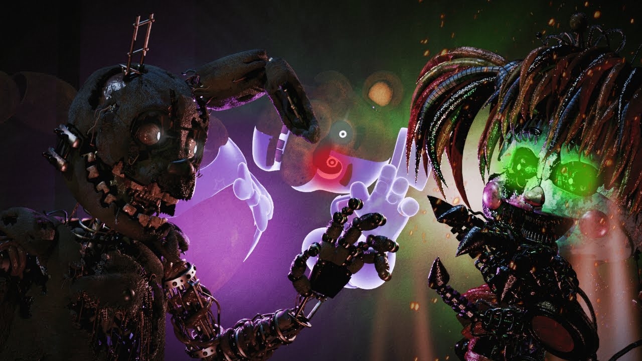 (FNAF/Blender/C4D) Afton family remix смотреть онлайн