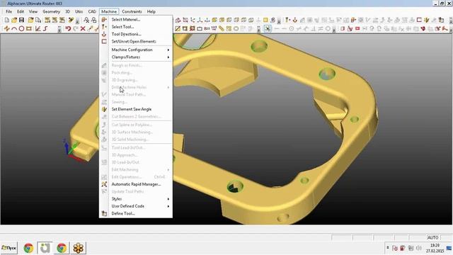 30 AlphaCam Видеоуроки LAUFER-CNC смотреть онлайн