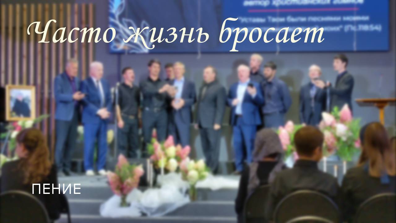 Часто жизнь бросает ... / пение