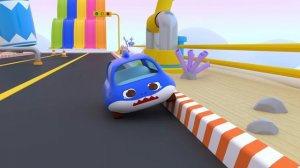 Давайте спасем Уильяма с Акулёнком! | Baby Car | Песенки про машины | Пинкфонг Песни для Детей