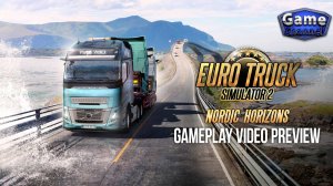Euro Truck Simulator 2 - DLC Nordic Horizons ( Обзор карты ) .