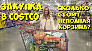 США. Закупка в Costco. Сколько стоит неполная корзина?
