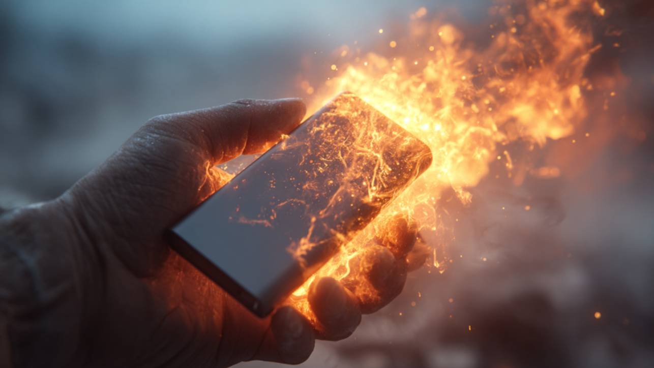 Заряжал телефон и чуть не сгорел: что делать, если загорелся гаджет смотреть онлайн