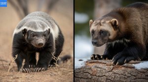 Росомаха против Медоеда! Кто из этих бесстрашных хищников сильнее?