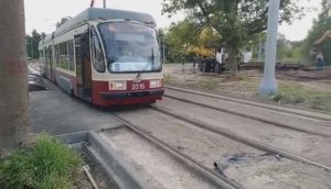 Нижегородский трамвай. Поездка на трамвае 71-409 по 8 маршруту