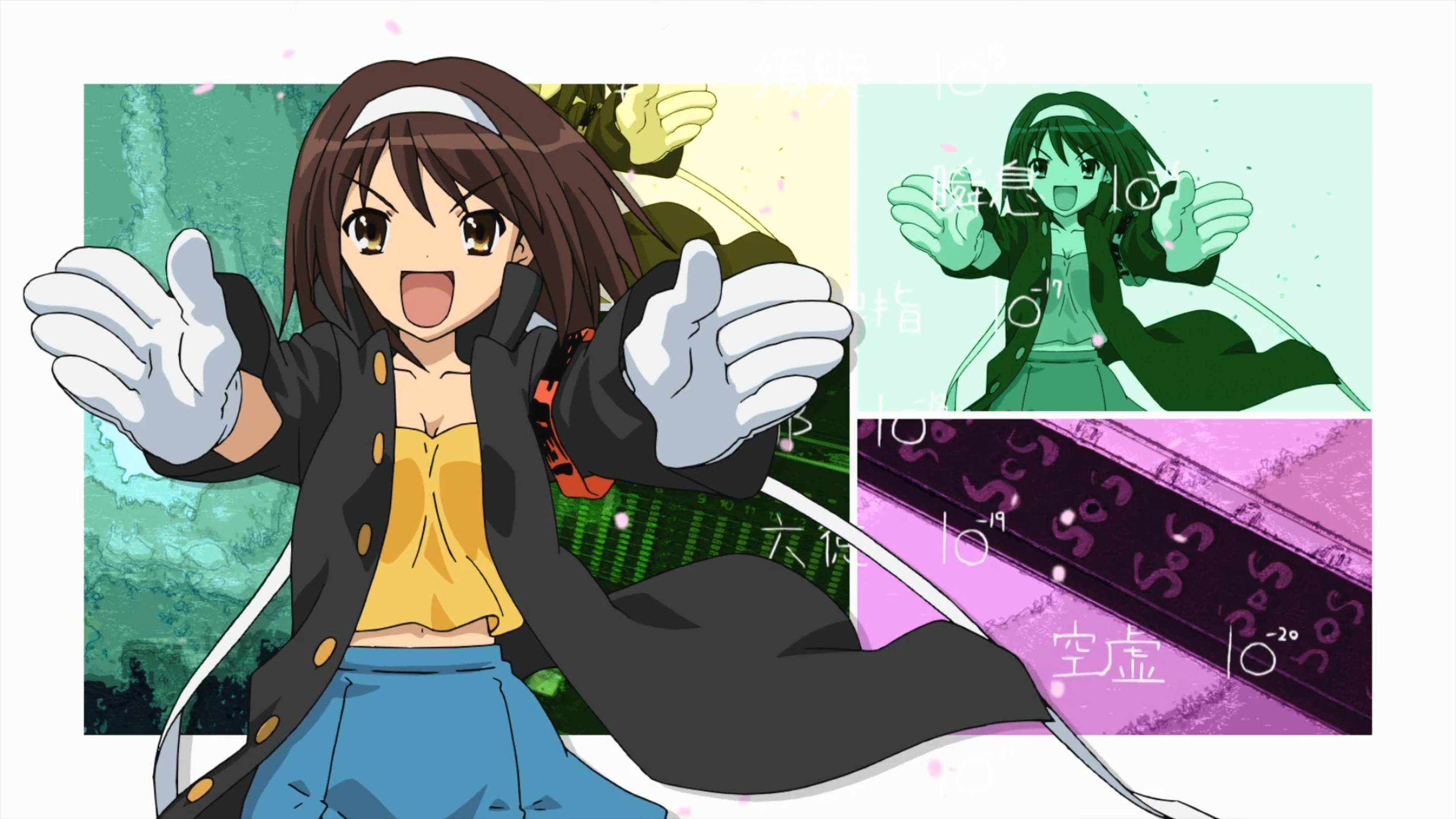 Меланхолия Харухи Судзумии. Опенинг 1 + рус. вер. / Suzumiya Haruhi-chan no yuutsu. Op 1 + rus. ver. смотреть онлайн