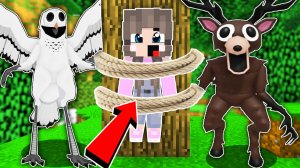 ДОЧКУ РАКУНА ПОЙМАЛИ СОВА и ОЛЕНЬ из 99 НОЧЕЙ В ЛЕСУ в МАЙНКРАФТ НУБ и ПРО ВИДЕО MINECRAFT