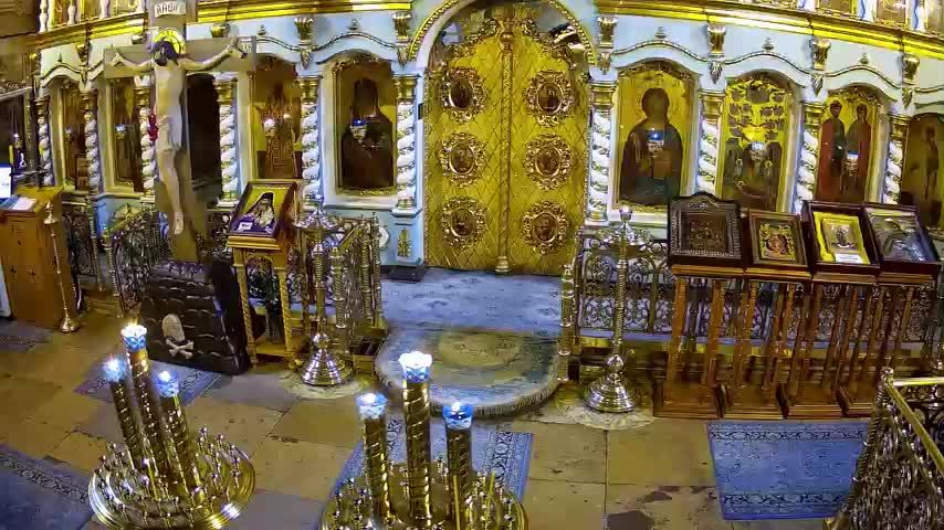 Положение честного Пояса Пресвятой Богородицы.Свт.Геннадия,Патриарха Цареградского. Утреня.Литургия смотреть онлайн