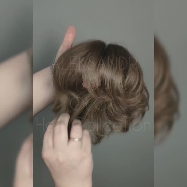 Объёмная РЕЗИНКА (накладной пучок), в два оборота #резинкадляволос #пучокизволос #причёскапучок смотреть онлайн