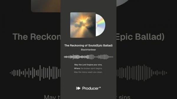 The Reckoning of Souls(Epic Ballad)