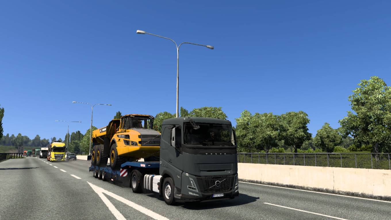 Euro Truck Simulator 2 1.54 Будапешт в Нови-Сад Сочлененный самосвал Volvo A25G