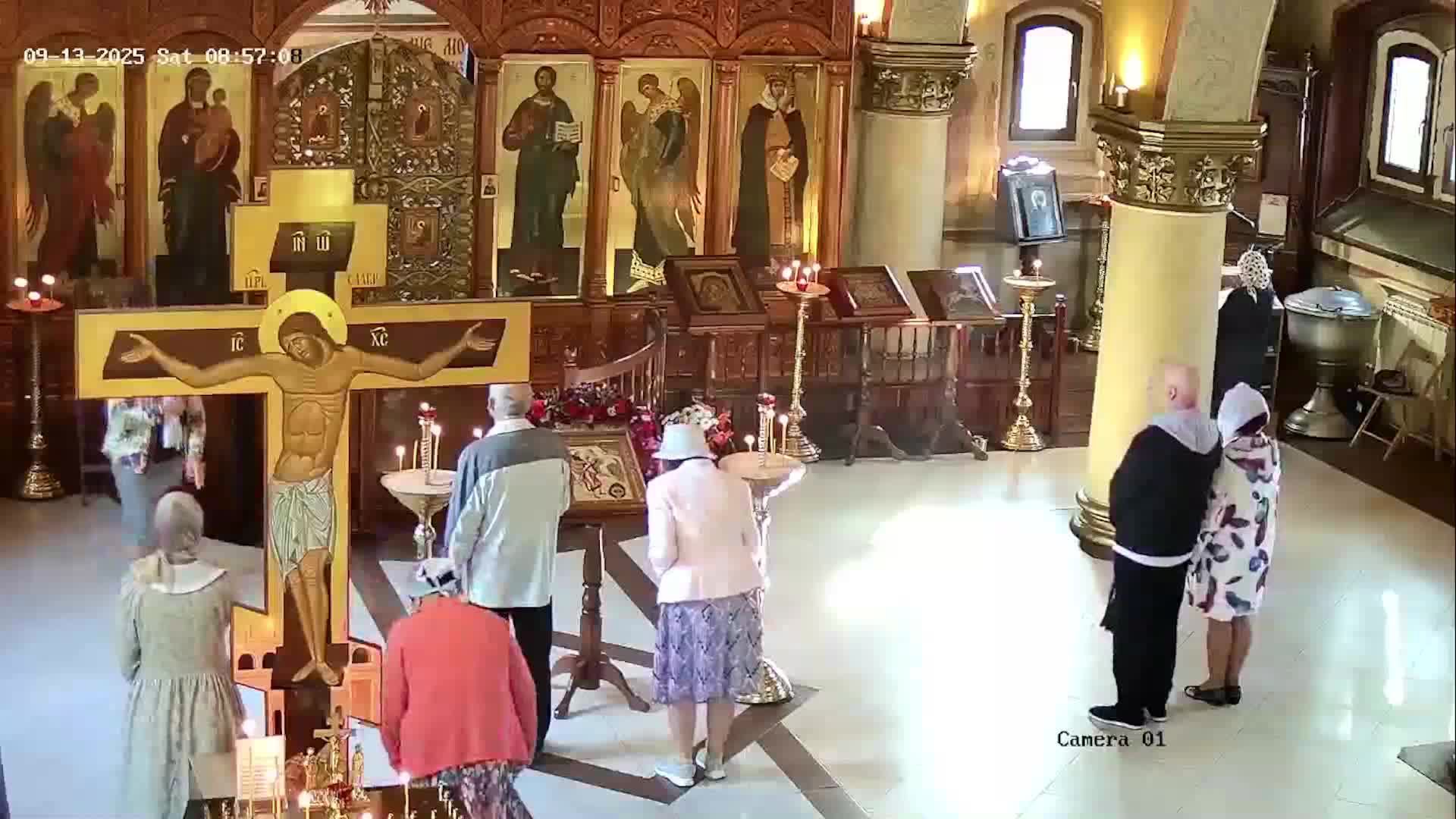 Божественная литургия, заупокойная лития. 13.09.2025 в 9-00. смотреть онлайн