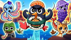 Кто самый сильный в воде? Суперспособности Brainrot: Подводное противостояние! | Sprunki & Brainrot