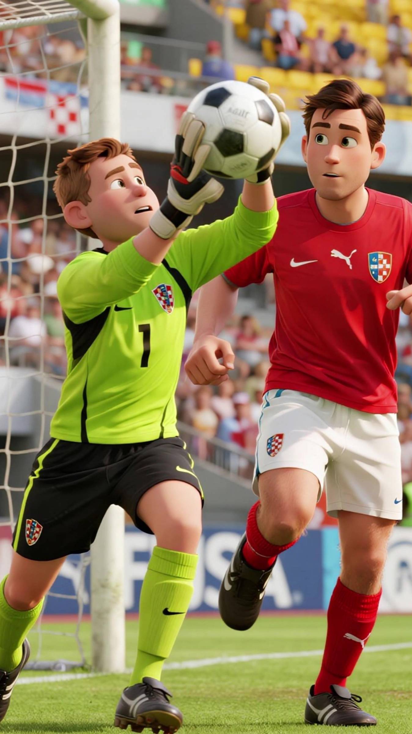 Прогноз матча Чехия Хорватия 9 октября 2025 года — 3D-мультфильм